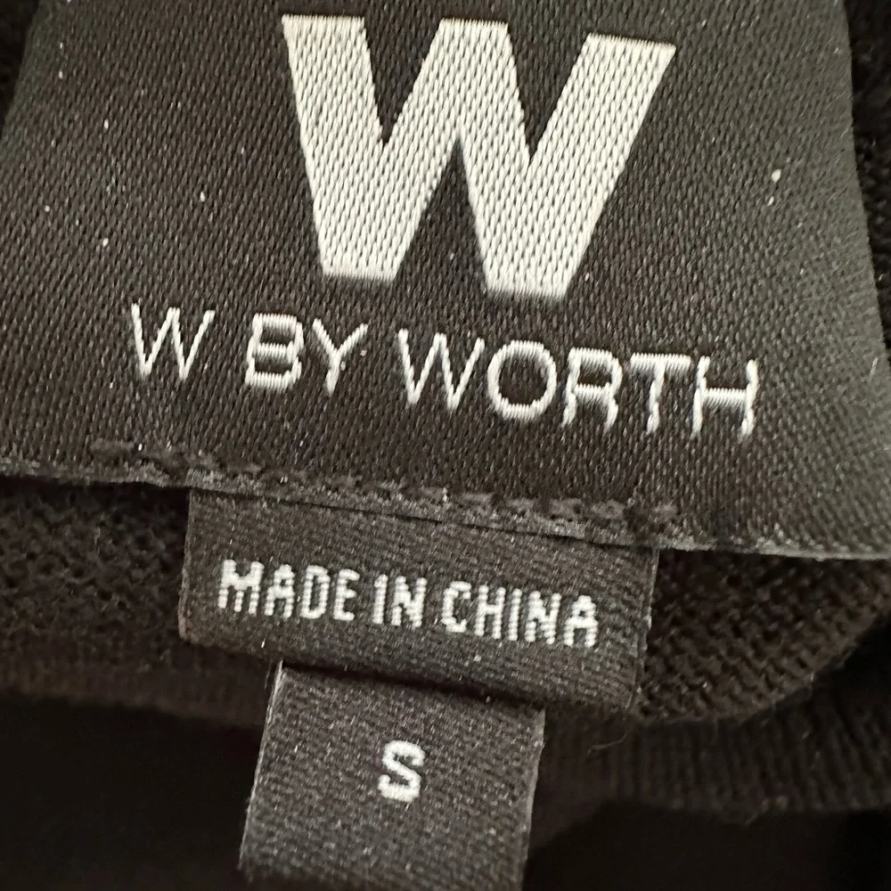 W by Worth modern wool sleeveless turtleneck dress size Small new with tags NWT - Picture 3 of 7